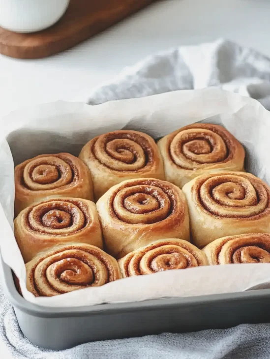 baking cinnamon rolls