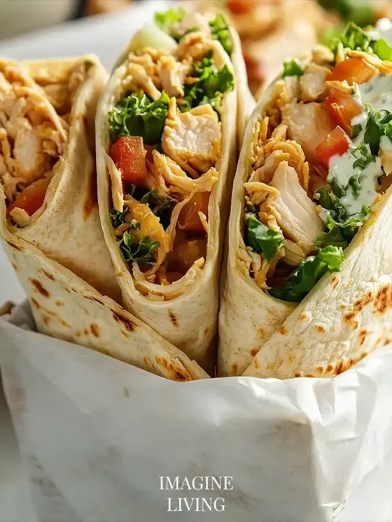 Chicken Caesar Wraps