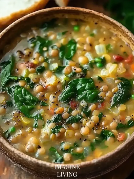 Lentil and Spinach Detox Soup