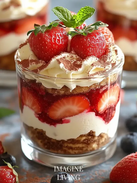Strawberry Tiramisu