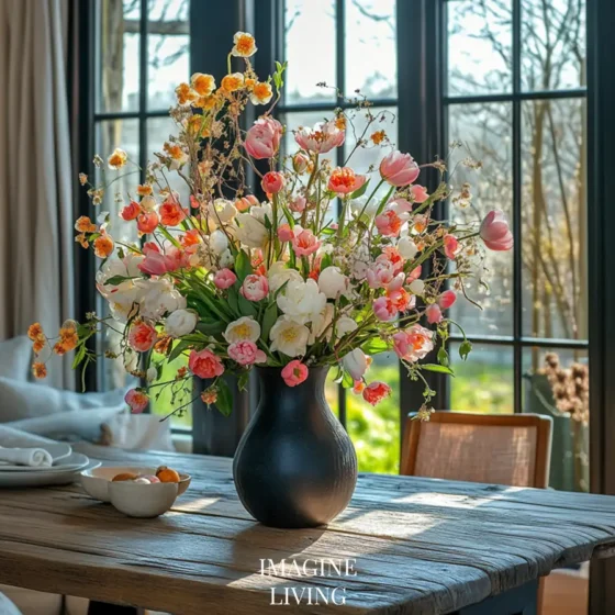 Fresh Spring Flower Styling Ideas for a Light and Airy Home