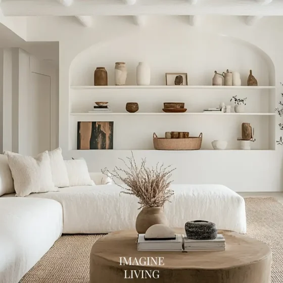 Modern Organic Living Room Styling Part2: Texture, Light, and Space