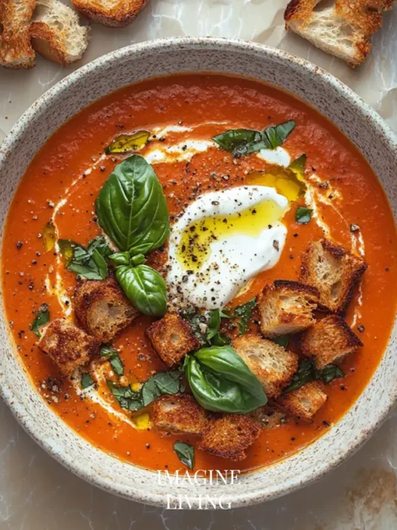 Spicy Roasted Tomato Soup