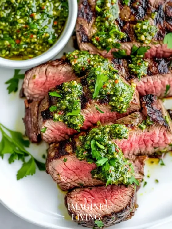 Chimichurri Verde and Rojo