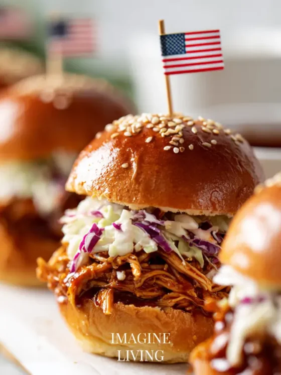 BBQ Pulled Chicken Burger