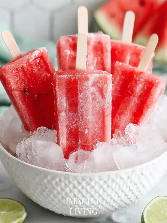 Watermelon Popsicles