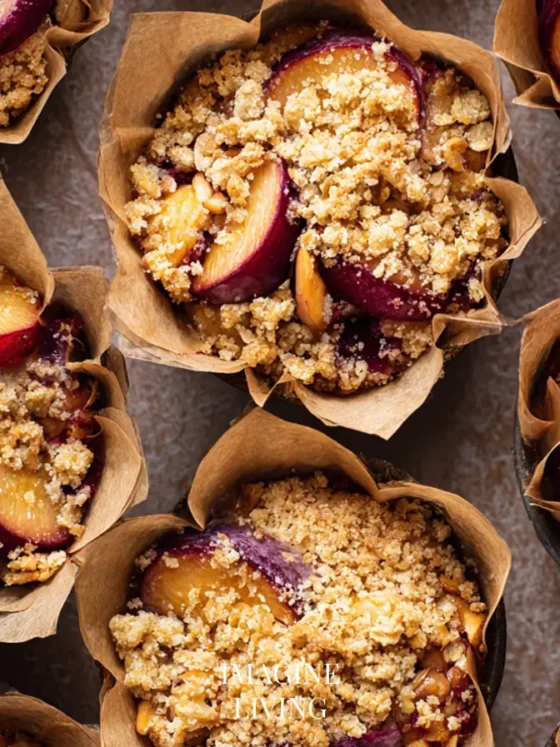 Plum Muffins With Streusel