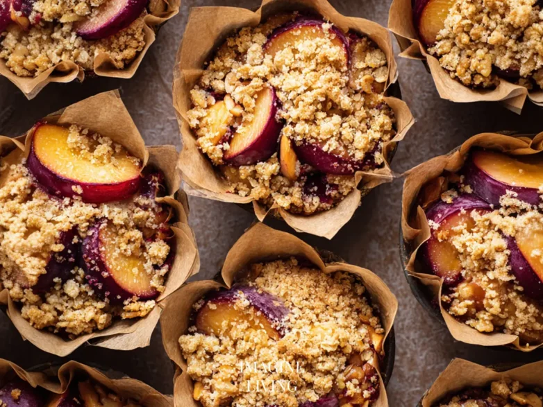 Plum Muffins With Streusel