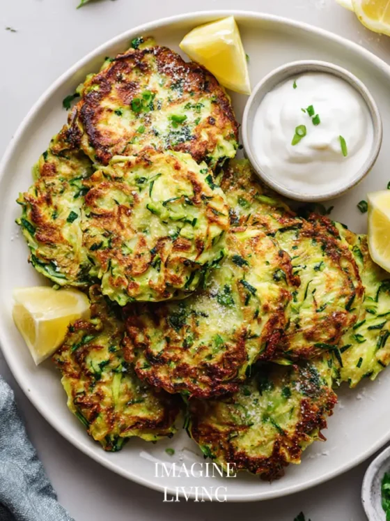 Golden Zucchini Fritters