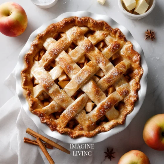 Apple Pie with Buttery Lattice Crust