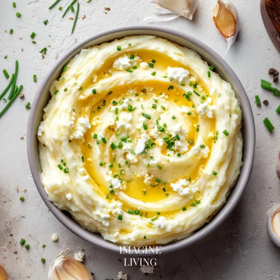 Garlic & Feta Mashed Potatoes