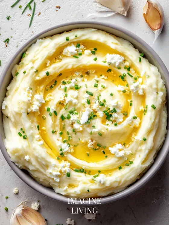 Garlic & Feta Mashed Potatoes