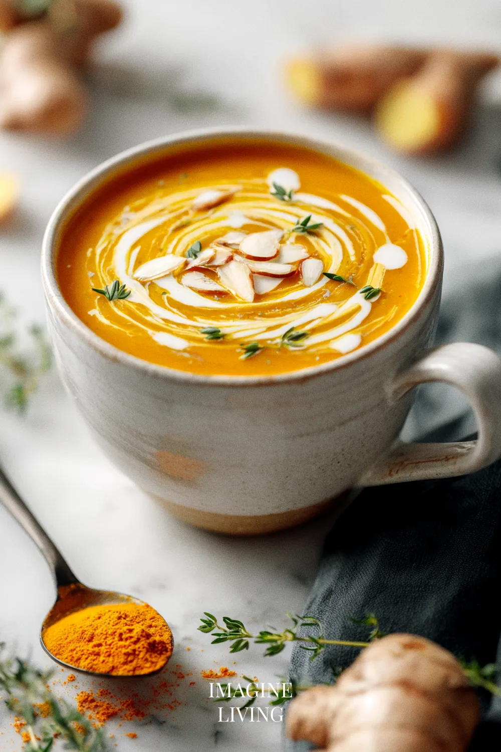 Ingredients: The Wholesome Essentials for Ginger Turmeric Carrot Soup (Serves 4)