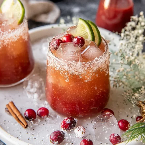 Red Christmas Margaritas