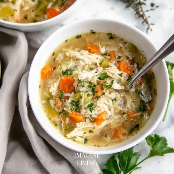 Chicken & Rice Immune-Boosting Soup