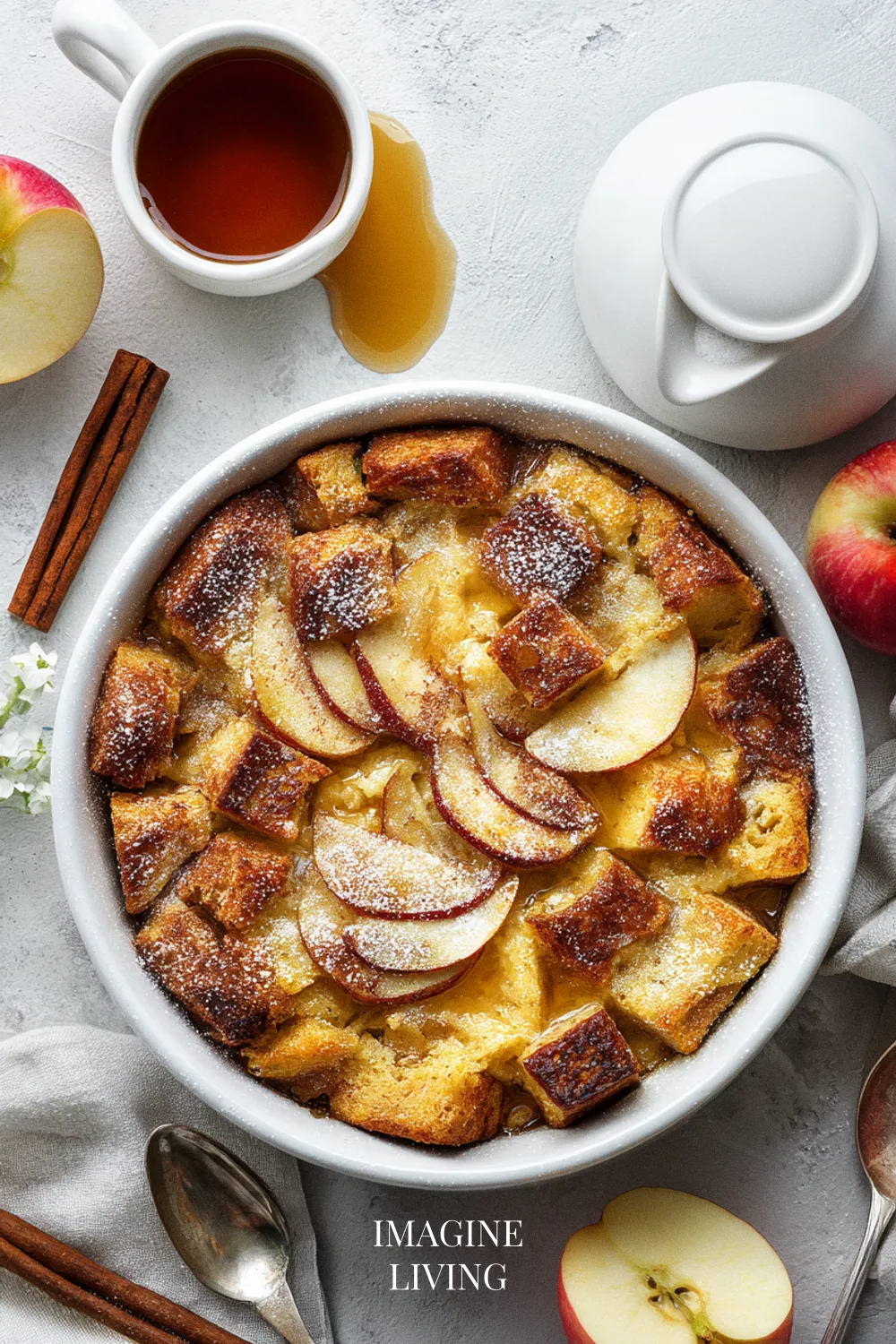 Ingredients: Cinnamon Apple French Toast Bake (Serves 8)