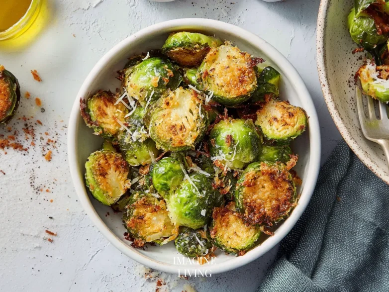 Crispy Parmesan Brussels Sprouts
