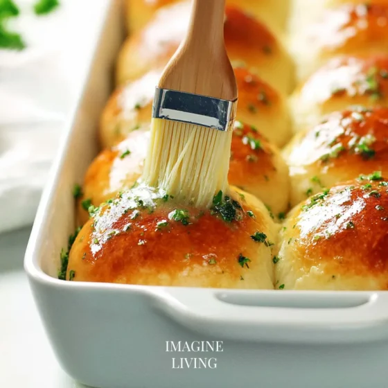 Dinner Rolls with Herb Butter