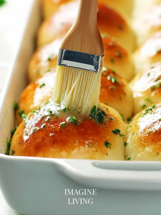 Dinner Rolls with Herb Butter