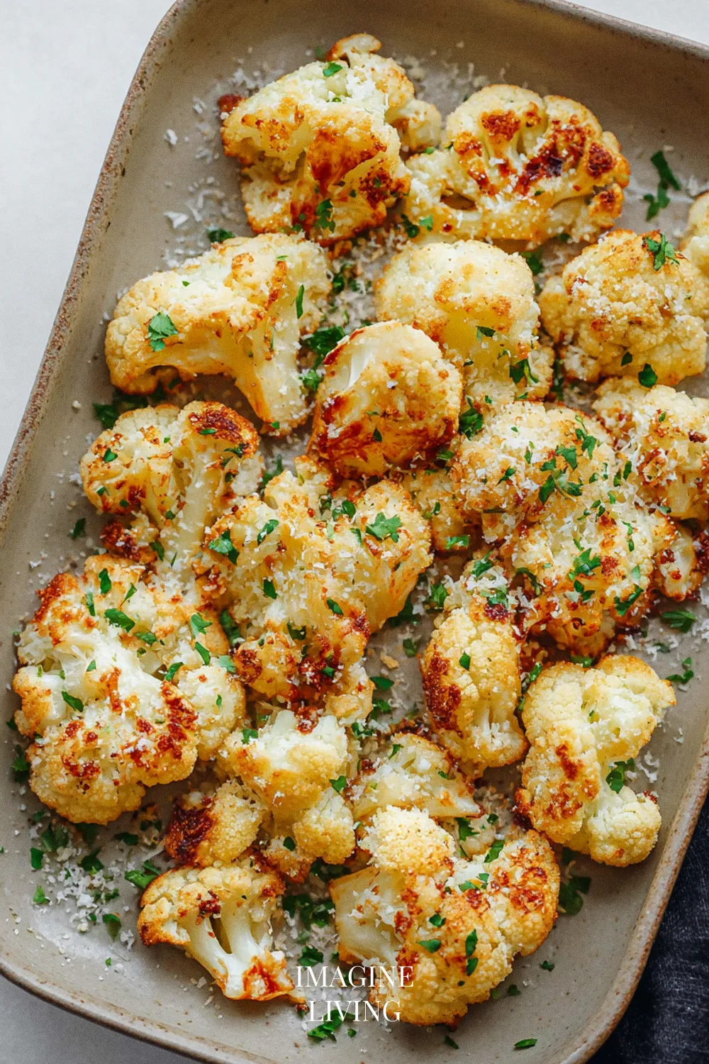 Ingredients: Garlic Parmesan Roasted Cauliflower (Serves 4)