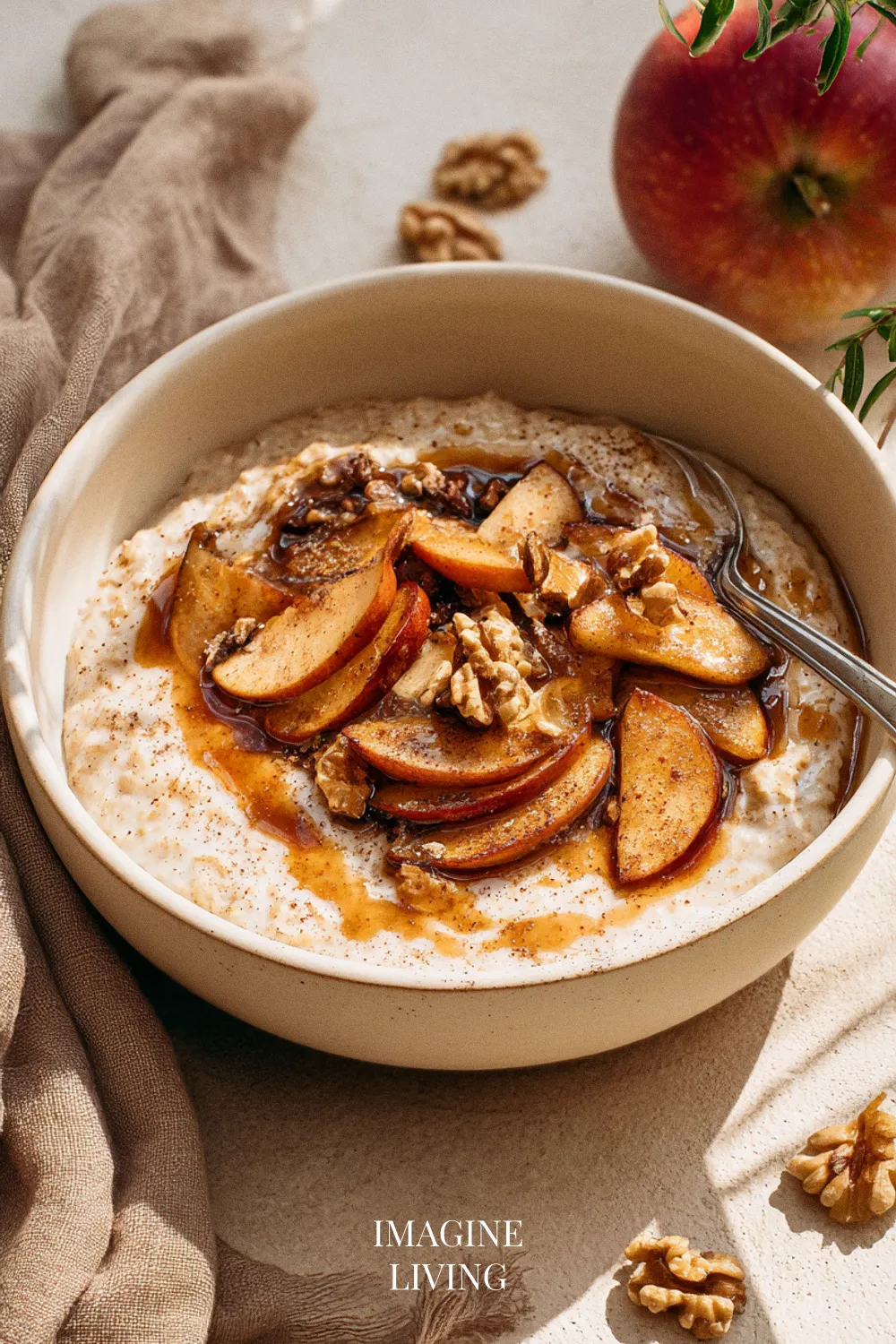 Ingredients: Warm Apple Cinnamon Porridge Serves 4