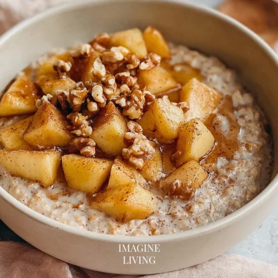 Warm Apple Cinnamon Porridge