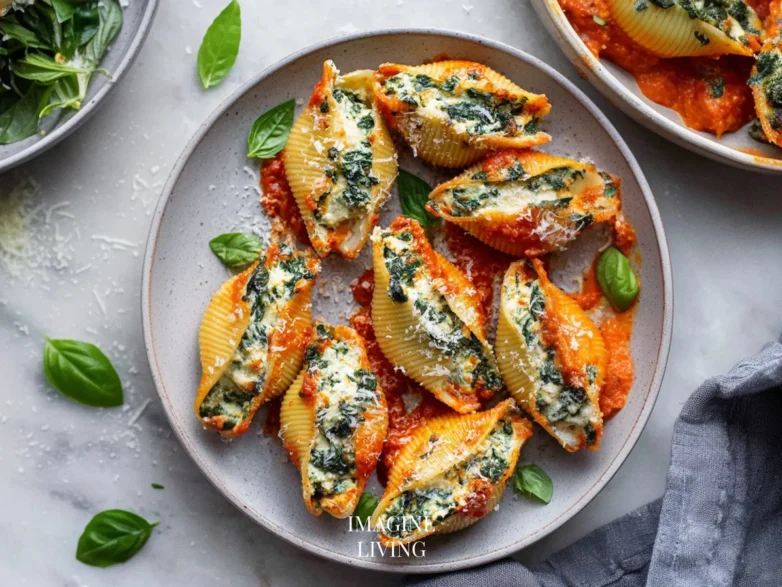 Creamy Spinach Ricotta Shells