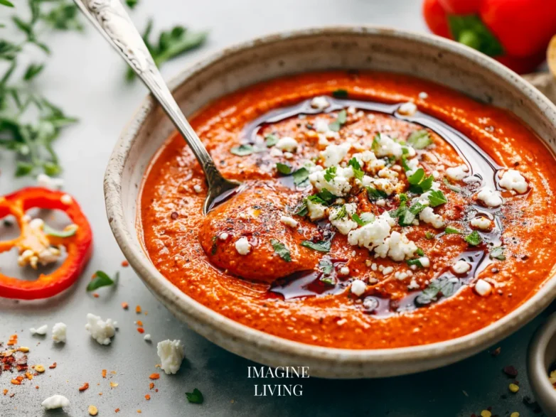 Roasted Red Pepper BBQ Dip