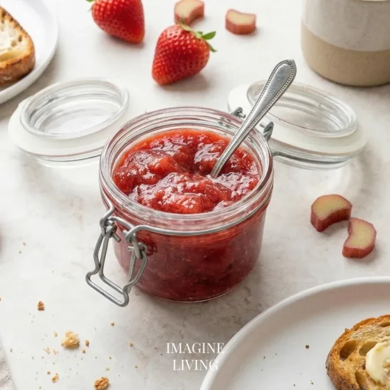 Homemade Strawberry Rhubarb Marmalade