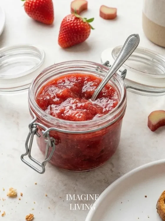 Homemade Strawberry Rhubarb Marmalade