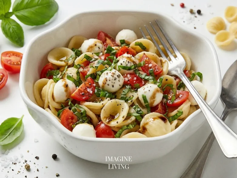 Orecchiette Caprese Pasta Salad