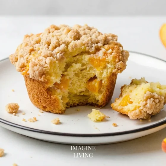 Peach Streusel Muffins
