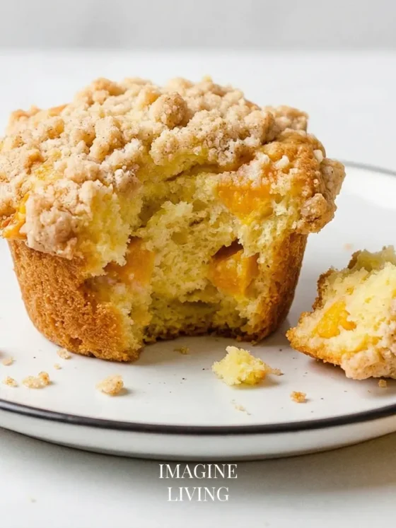 Peach Streusel Muffins