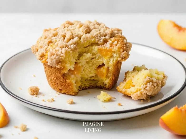 Peach Streusel Muffins