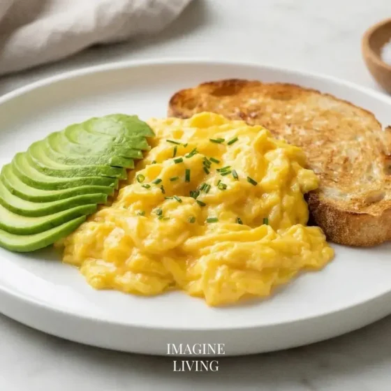 Silky Scrambled Eggs