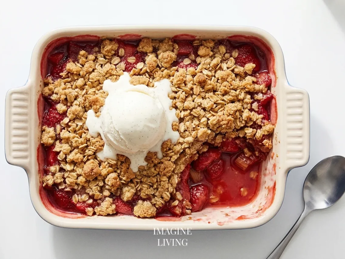 Strawberry Rhubarb Crisp
