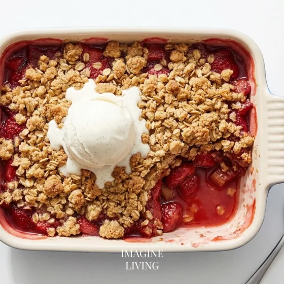 Strawberry Rhubarb Crisp