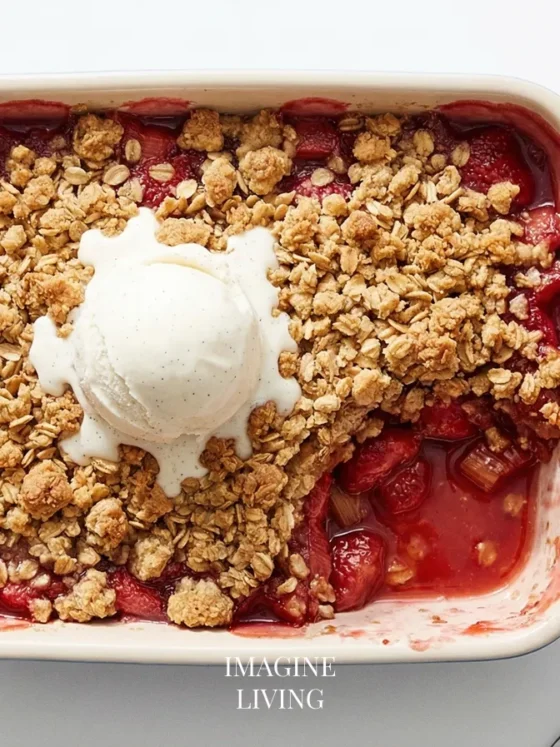 Strawberry Rhubarb Crisp