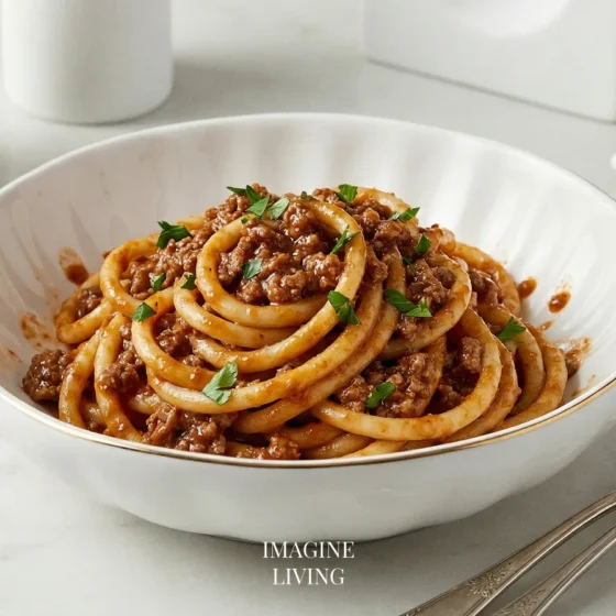Tuscan Pici with Meat Ragù