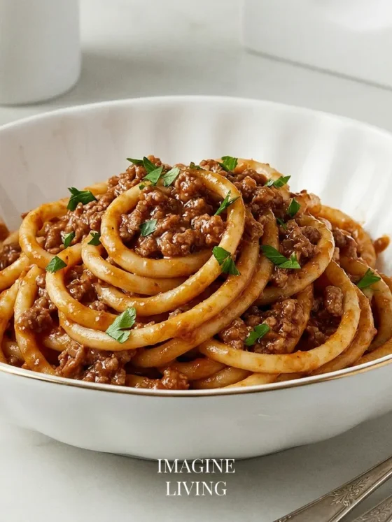 Tuscan Pici with Meat Ragù
