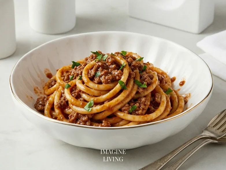 Tuscan Pici with Meat Ragù