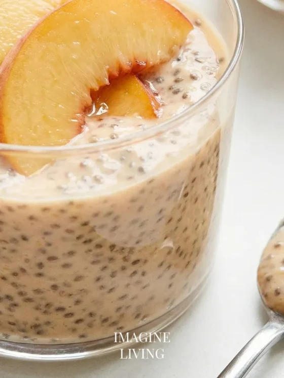 Peach Chia Pudding