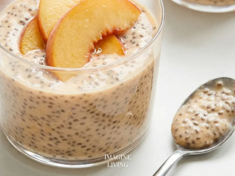 Peach Chia Pudding