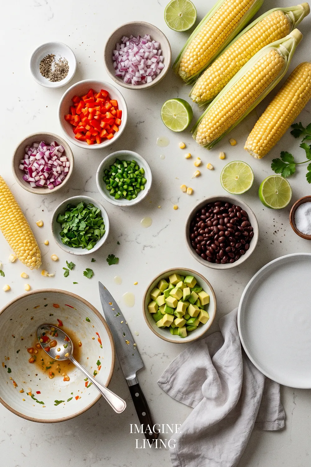 Ingredients: Fresh Corn Salsa Recipe (Serves 4)