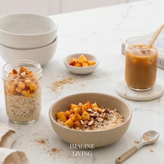 Peach Overnight Oats