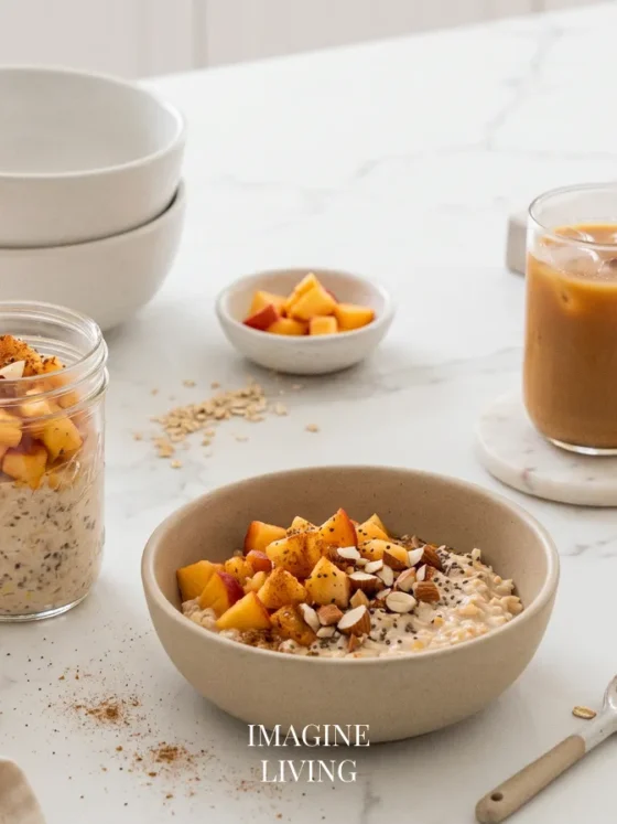 Peach Overnight Oats