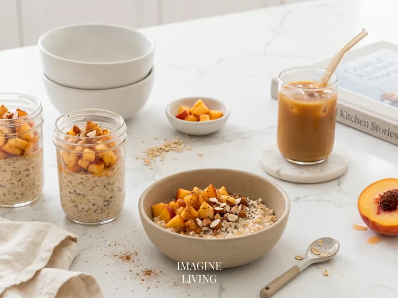 Peach Overnight Oats