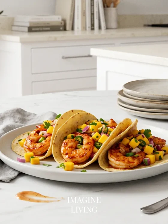 Shrimp Tacos with Mango Salsa