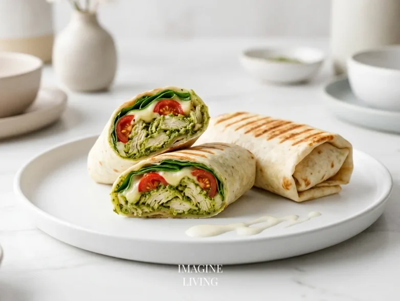 Pesto Chicken Wraps