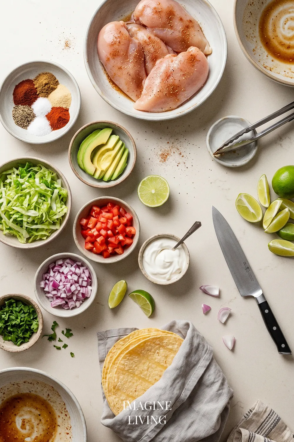 Ingredients: Flavorful Chicken Tacos for Everyone (Serves 4)
